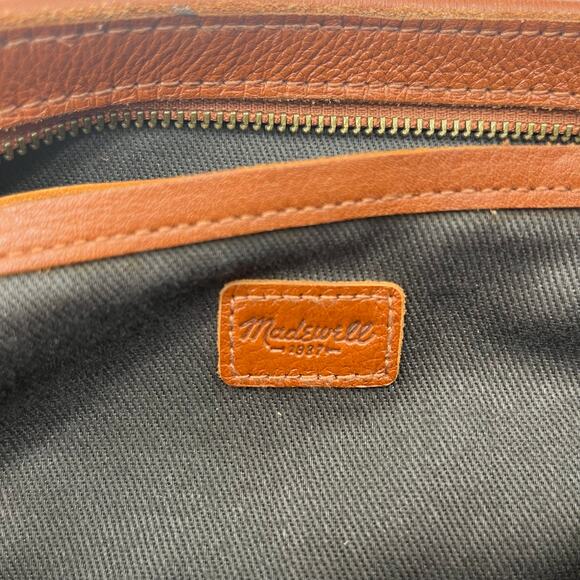 MADEWELL Leather Satchel, Brown - Picture 5 of 15
